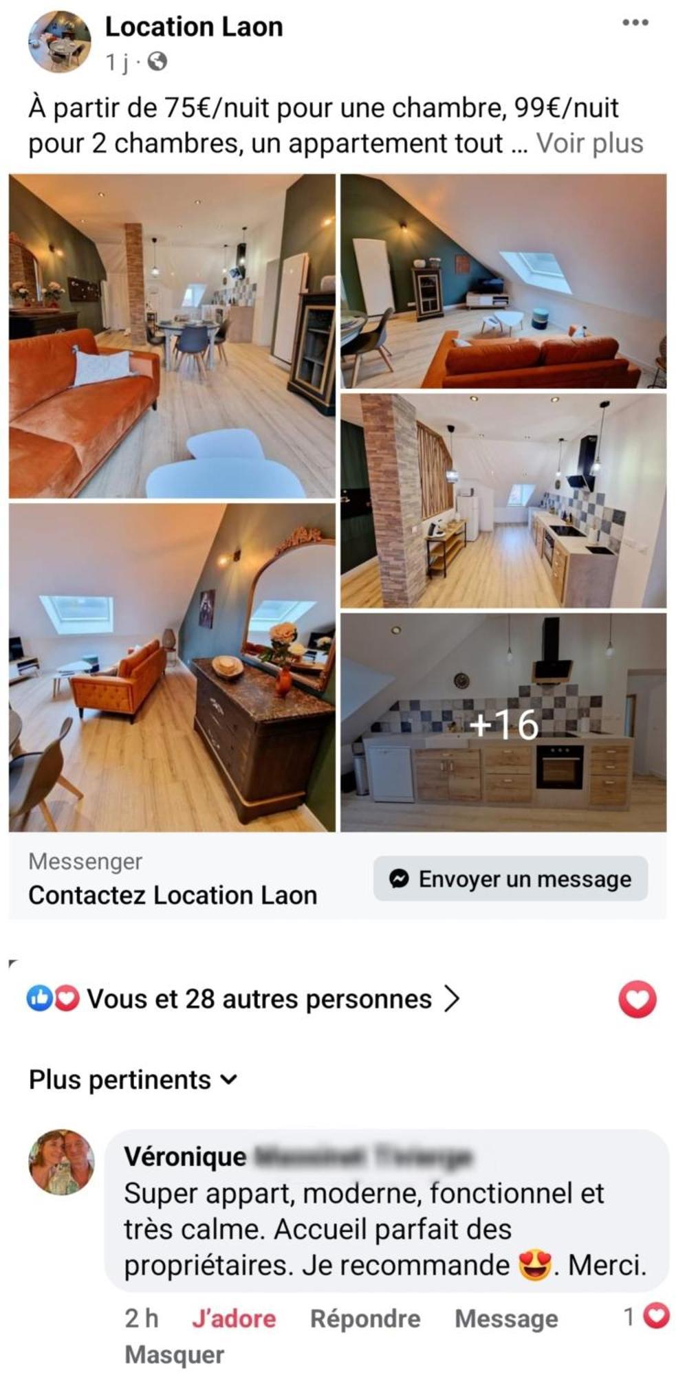 Appartamento Le Colombier Laon Esterno foto